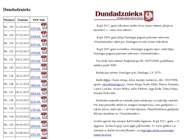 Dundagas novada dome, 